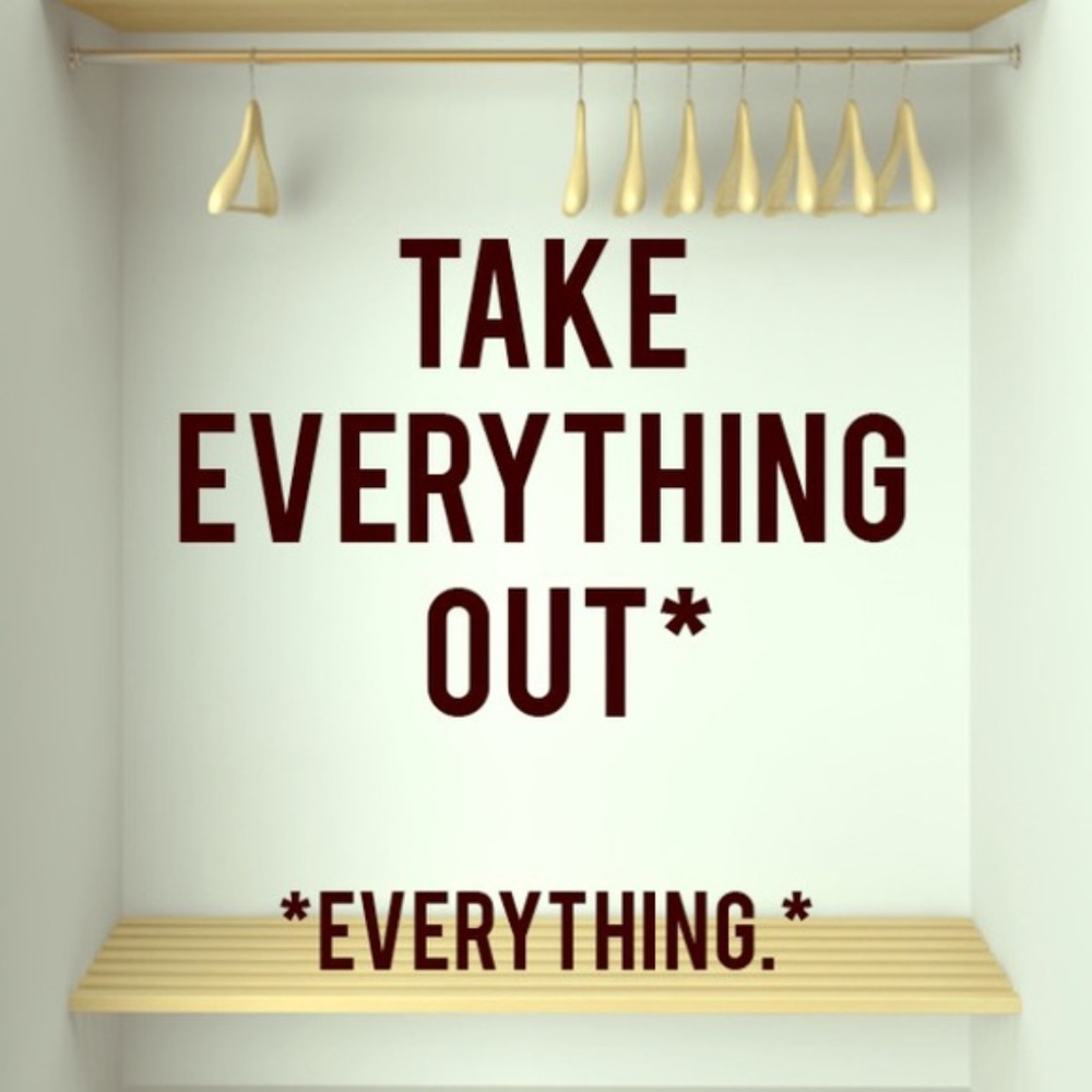 Let's Clear This Closet!